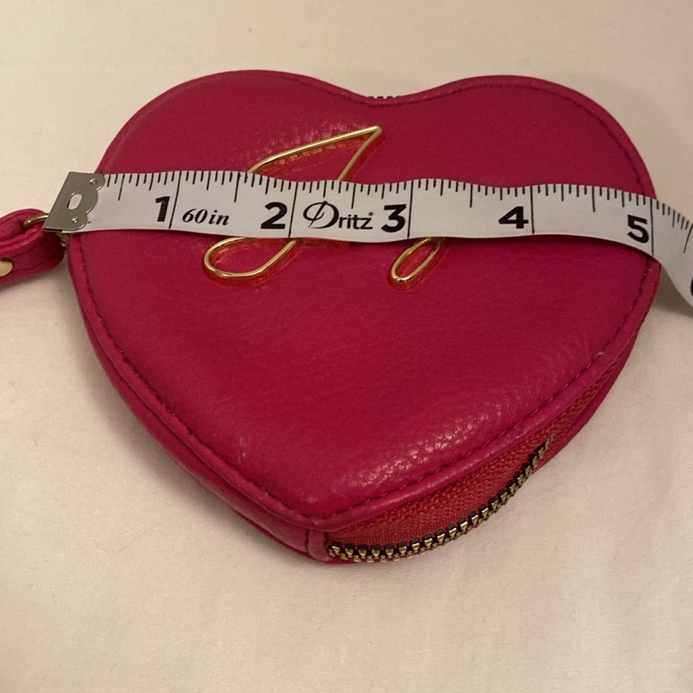 Juicy Couture Fuchsia Heart Wristlet - Picture 6 of 9